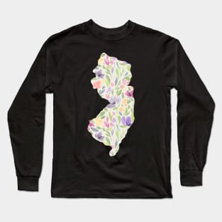 New Jersey Silhouette Florals Long Sleeve T-Shirt